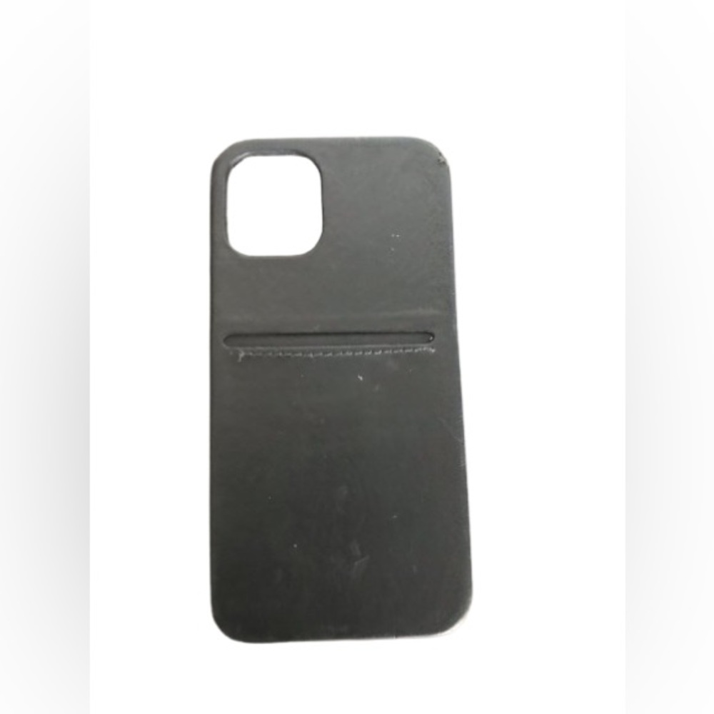 Black Leather IPhone 12 Mini Case